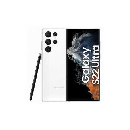 Samsung Galaxy S22 Ultra 5G 256 Go Blanc - Vitre arrière HS — Reconditionné Garanti 12 mois · Smarty Paris